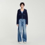 Cardigan à col marin