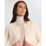 Gilet Glade Ecru en Laine