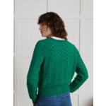 GILET MOHAIR TORSADES