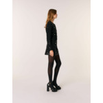 Cardigan court à sequins