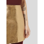 Jupe Josia-Or en Cuir D'Agneau