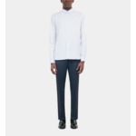 Chemise Formelle À Rayures Blanche Homme