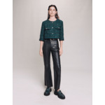 Veste courte en tweed