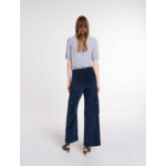 Pantalon cargo en velours
