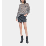 Pull En Mohair Et Laine À Rayures Femme