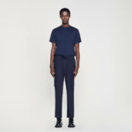 Pantalon cargo élastiqué