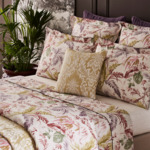 Yves Delorme - Drap housse en batiste de coton gris, Fresque
