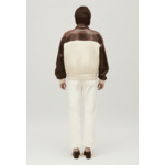 Bombers bimatière marron