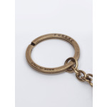 Porte-clés lettre "E" en laiton