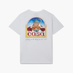 Casablanca T-Shirt Vue De L'Arche Blanc