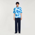 Chemise à imprimé fleuri