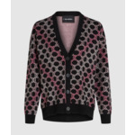 K-CHEVRON JACQUARD CARDIGAN