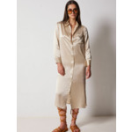 Robe Soie Rosemary BEIGE