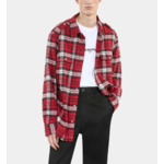 Surchemise À Carreaux Rouges Et Blancs Homme