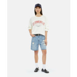Sweatshirt Écru Avec Sérigraphie Glendale Femme