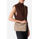 Grand Sac Moon En Cuir En Coton Et Lin Mélangé