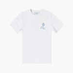 Casablanca T-Shirt Caza Emblem Blanc