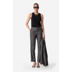 Pantalon Dandy En Laine & Viscose