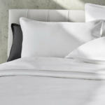 BOSS Home - Drap plat en satin de coton blanc, Loft