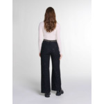 Pantalon en tweed sequins