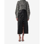 Jupe Longue En Cuir Thalie