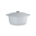Cocotte ronde 28cm en fonte émaillée vapeur
