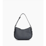 Petit sac porté épaule Camille en toile monogramme