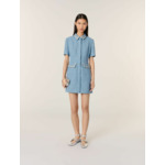 Robe courte en tweed à sequins