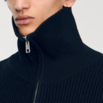 Pull col zippé