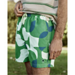 Maillot de bain écru & vert