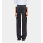 Pantalon Tailleur Bleu Marine Femme