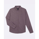 Chemise mauve à rayures