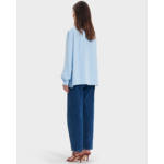 Blouse Tiberina Bleu Ciel en Polyester