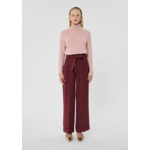 Pantalon Pia-Bordeaux en Polyester