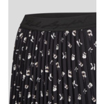 IKON KARL AOP PLEATED SKIRT