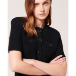 Robe Maille Risma Noir en Laine