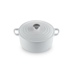 Cocotte ronde 24cm en fonte émaillée vapeur