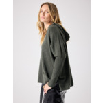 Pull poncho capuche cachemire Alix ASH