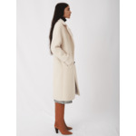 Manteau droit mi-long