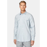 Chemise En Flanelle De Coton Tencel Regular Fit