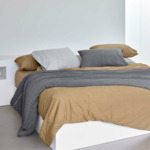 BOSS Home - Drap housse en coton modal ecru, Boss Sense