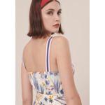 Robe Raquelina-Bleu en Coton