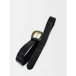 Ceinture à boucle strassée