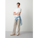 Polo à col chemise en coton dense