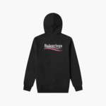 Balenciaga Hoodie Political Campaign Noir