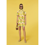 Robe Rivage-Jaune en Polyester