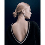 Pull Col Rond Strass Dos Nu