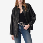 Surchemise Oversize En Cuir Serkan