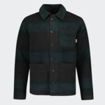 Veste vert foncé & grise