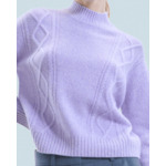 Pull Col Montant Torsades